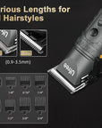 Ufree Beard Trimmer for Men Professional with Hair Clippers, Barber Clippers and Trimmers Set, Electric Razor Shavers for Men, Cordless Mens Grooming Kit for Nose, Ear, Face, Hair, Gifts