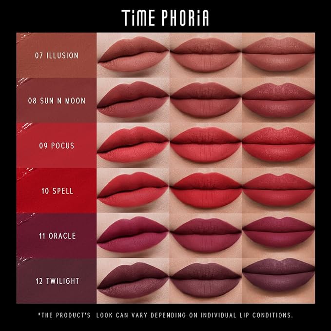 ETERNAL LIP MATTE-Long Lasting Lip Stain, Waterproof & Transferproof Lip Tint, Mask-friendly, Matte Finish Lipstick, Lightweight, High Coverage, Stocking Stuffers For Teen Girls (09 POCUS)