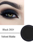 Erinde Black Matte Eyeshadow Palette, Single Black Smokey Pressed Powder Eye Shadow, Ultra-Blendable, Pigmented Color, Long Lasting, Halloween Goth Eye Makeup Palette, Cruelty-Free & Vegan