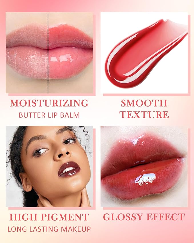 Tinted Lip Butter Balm-3 Colors Vanilla Beige Brown Lip