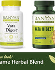 Banyan Botanicals Vata Digest – Organic Digestion Supplement – Warming & Balancing Digestion Aid to Support Comfortable Digestion* – 90 Tablets – Non GMO Sustainably Sourced Vegan