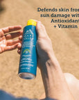 Oars + Alps Sunscreen Spray for Face & Body, SPF 30 Spray Sunscreen Infused with Vitamin C & Antioxidants, No White Residue, Water & Sweat Resistant, All Skin Types, Lightweight, Hydrating, 6oz, 2pk
