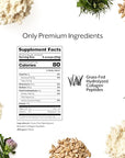 Promix Hydrolyzed Collagen Peptides - Type 1 Grass Fed Collagen, 4.7g glycine, Type 3 bioactive peptides - Unflavored - 2.5 Pound (Pack of 2)