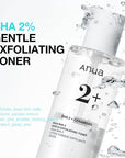 ANUA BHA 2% Gentle Exfoliating Toner, Mild Facial Exfoliant, Salicylic Acid for Pores and Sebum, Teatree Extract, Hyaluronic Acid, Ceramides (150ml / 5.07 fl.oz.)