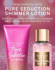 Victoria's Secret Pure Seduction Shimmer Body Spray for Women, Notes of Juiced Plum and Crushed Freesia, (8.4 oz)