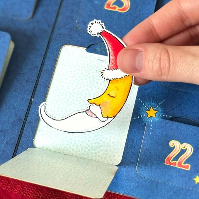 Freshcut Paper 2025 Advent Calendar, Mary Engelbreit's Christmas Village, Pop Up 3D Greeting Cards, Paper Advent Calendar for Adults, Christmas Gifts, Holiday Cards with Blank Notecard & Envelope