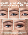 evpct 5Colors Matte Nude Eye Shadow Palette Makeup for Older Women, Nude Pink Brown Cocoa Neutral Matte Smokey Cream Mini Eyeshadow Palette for Blue Green Eyes, Contour Makeup Palettes sombras de ojos