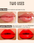 Ruby Kisses Broadway Vita-Lip Clear Lip Gloss (Coconut Oil 6 Pack), Ultra-Hydrating & Soothing Formula with Vitamin Oils, High-Shine Non-Sticky Finish, Healing Glossy Lip Balm Locks in Moisture
