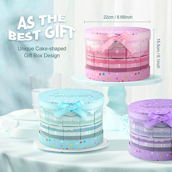 Color Nymph Makeup Advent Calendar 2025, 24 Days Advent Calendar Mystery Box for Christmas, Makeup Gift Sets - Xmas Beauty Countdown Calendar Cosmetics Kit for Women Girls Teens Daughters #Mint Green