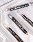 evpct Beige Gold Shimmer Cream Eye Shadow Brightener Sticks Set for Eyes, Gold Shimmery Matte Pencil Eye shadow Applicator Stick Pen Palette Makeup Waterproof sombras en crema para ojos 15#