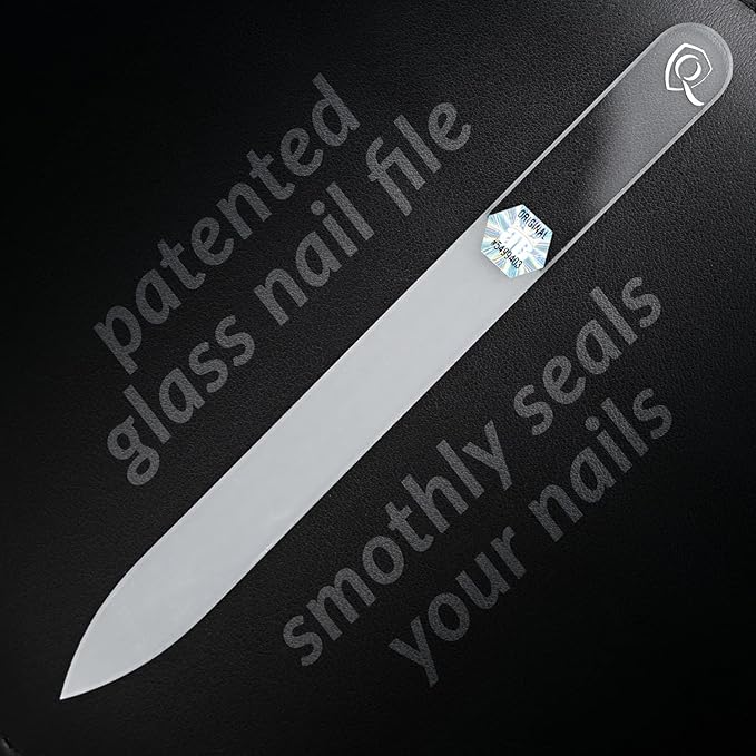 Manicure Set Women and Men – 12-Piece Professional Grooming Kit with Premium Tools, Genuine Leather Case, and Exclusive Glass Nail File for Hand & Foot Care, German Quality