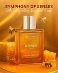 BellaVita Luxury Honey Oud Eau de Parfum (3.4 fl. oz.) | Patchouli, Vanilla, Bergamot, Floral & Spicy + Made with Clean & Vegan Essentials Oils + Cruelty Free | Long-Lasting Unisex Fragrance