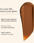 Live Tinted Hueguard Skin Tint SPF 50 - Tinted Mineral Sunscreen with Light-Medium Buildable Coverage With a Hydrating and Radiant Finish - Water and Sweat Resistant, 1.35 fl oz - Shade 04