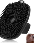 VWMYQ Silicone Body Scrubber, Silicone Loofah New Upgrade Richer Foam and Effective Cleaning, Ergonomic No-Slip Handle, Long-Lasting & Easy to Clean