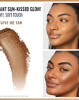 Oulac Shimmer Bronzer Powder Face Makeup with Mirror Cruelty-Free B03