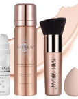 AirBrush Foundation Spray Set, Spray Foundation Makeup and Ivory White)