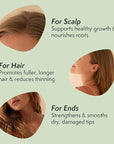 Nature Spell Rosemary Oil For Hair Growth With Root Comb Applicator, Pre-Diluted Hair & Scalp Oil Nourishes Dry, Damaged Hair, For Women & Men, 5.07 Fl Oz