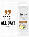 Suave Aluminum-Free Deodorant for Women, Coconut & Vanilla, 2.6 Oz