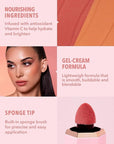 SHEGLAM Color Bloom Liquid Blush Makeup for Cheeks Love Cake