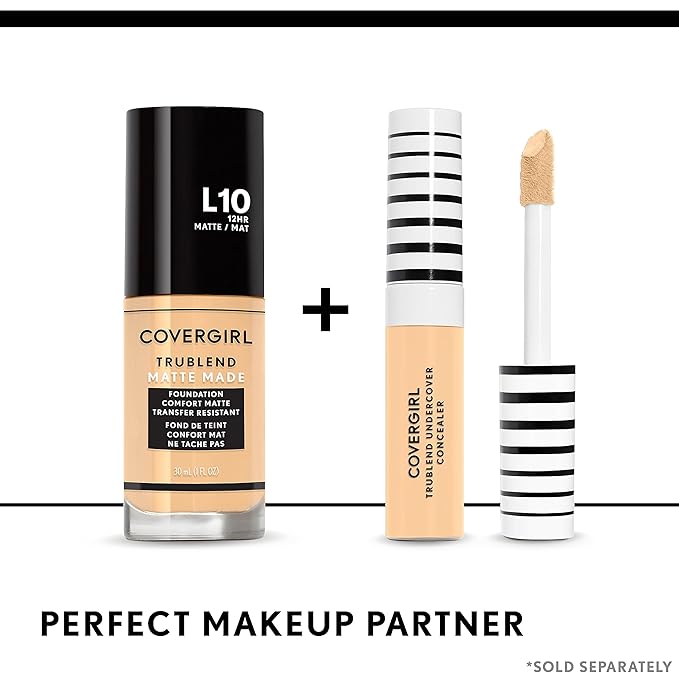 COVERGIRL TruBlend Undercover Concealer, Natural Ivory, 0.33 Fl Oz (Pack of 1)