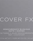 COVER FX Monochromatic Powder Blush Duo - Soft Impact Color
