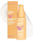 Pacifica Dreamlit Illuminating Facial Lotion – Vitamin C & Niacinamide Brightening Moisturizer for Radiant Glow - Natural Dewy Finish Hydrates & Minimizes Pores - Lightweight Daily Face Cream, Vegan