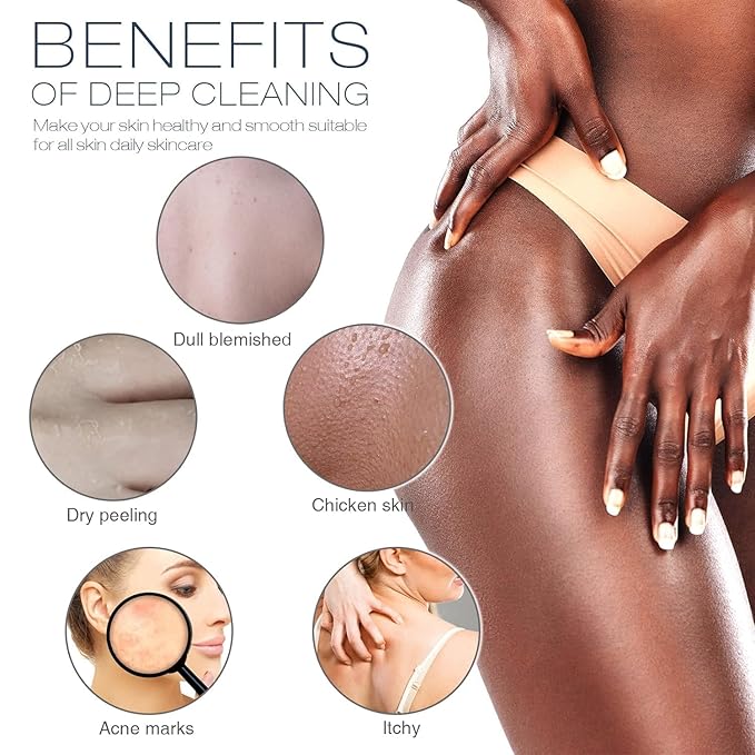 3 Pieces Exfoliating Washcloth Towel African Net Sponge Japanese Washcloth Exfoliating Sponge Loofah Exfoliating Body for Body Exfoliation(Pink,Blue,Green)