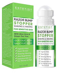 ESTETIST Razor Bump Solution Roll-On for Sensitive Skin, Ingrown Hair & Razor Burn Care Serum with Aloe Vera & Tea Tree, Soothing After Shave Skin Care for Bikini Area, Face, Neck & Legs