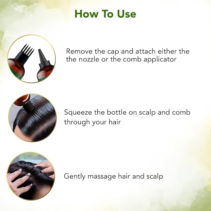Botanic Hearth 100% Pure Tea Tree Oil For Hair Growth | Infused with Jojoba & Grapeseed Oils | Hair Oil Repairs Dry Damaged Hair, Strengthening, Healthier - Hair Tonic, 6.7 fl oz (pack of 2)