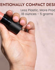 Organic Blush Tube, Sangria - 100% Natural Vegan Cream Blush Sticks, Multi-Use Bronzer, & Highlighter for Lips, Cheeks & Eyes, Buildable Shimmer, Gluten-Free, Paraben-Free, Made in USA
