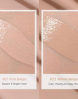 TROIAREUKE Seoul "Bridal" Cushion Foundation(#22, Yellow Beige), Korean Cushion Foundation, K-Beauty, Hydrating, Long-lasting, Lightweight, Natural Finish, Anti-Aging, Moisture, Whitening, SPF 50+