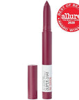 Maybelline Super Stay Ink Crayon Lipstick Makeup, Precision Tip Matte Lip Crayon with Built-in Sharpener, Longwear Up To 8Hrs, Accept A Dare, Wine Pink, 1 Count