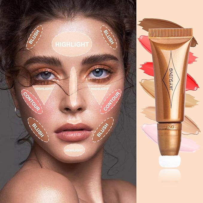 Blush Wand Liquid Cream Blush Liquid Face Blush Pink Blush)