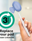 Steripod Clip-On Toothbrush Protector, Keeps Toothbrush Fresh and Clean, Fits Most Manual and Electric Toothbrushes, 1 Count