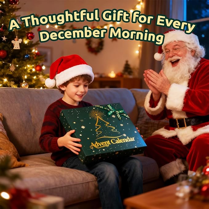 Advent Calendar 2025 – Skincare Gift Set for Women, 24 Day Christmas Gifts, Holiday Beauty Gift Box, Spa Gift Basket for Mom & Teen Girls