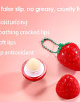 KISSIO Lip Balm,Strawberry Lip Balm,Lip Care oz(02#)