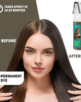 Linen Hair Dye Shampoo,Hair Dye,Hair Color Shampoo,Champu Para Canas 4 in 1 Semi-Permanent Gray Hair Coverage,shampoo para pintar el cabello for Women & Men Herbal Natural Plant (Linen)