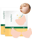 EASYDEW DW-EGF Wide Patch - Outdoor UV Block Sun Patches for Golf, Riding, Hiking, Driving - Panthenol, Niacinamide, Glutathione - Cooling & Soothing Face Shield Sticker, 4 Packs