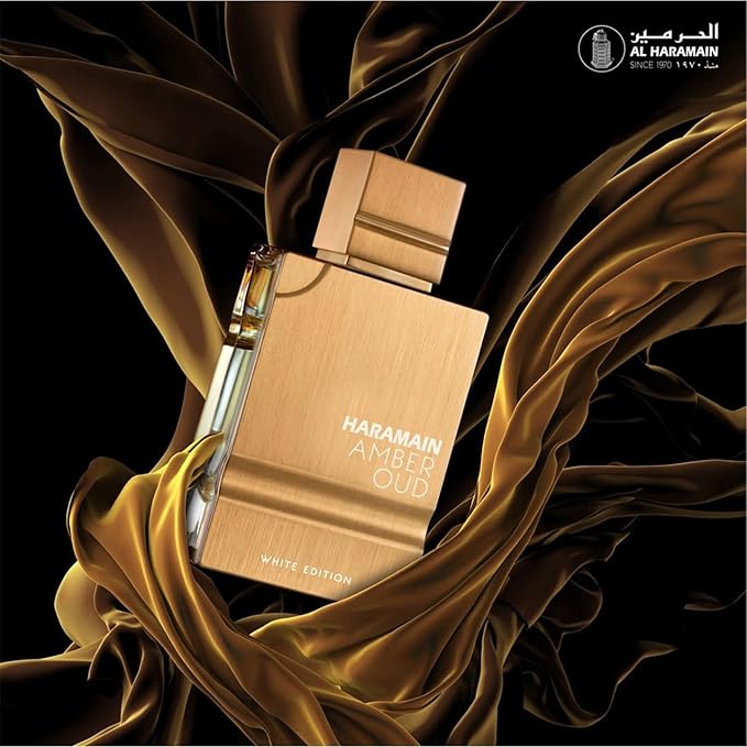 Al Haramain Amber Oud White Edition Eau De Parfum Spray for Unisex 3.4 Ounce
