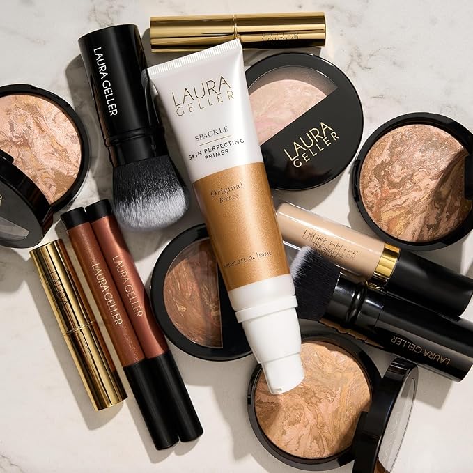 LAURA GELLER NEW YORK Baked Balance-N-Glow Illuminating Foundation - Fair - Buildable Sheer to Light Coverage - Satin Finish