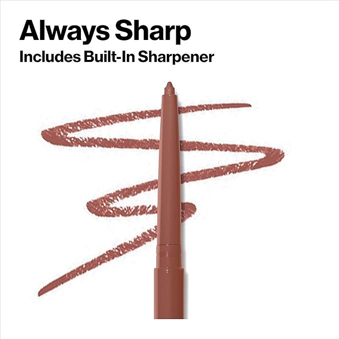 Revlon Lip Liner, Colorstay Lip Makeup with Built-in-Sharpener, Lip 01 oz