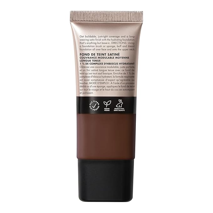 e.l.f. Soft Glam Foundation, Medium Coverage, Long-Lasting & Rich Cool