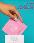 SOL by Jergens Full Body Self Tanner Towelettes, Streak-free Natural-Looking Sunless Tanning Wipes, 6 Count, Infused with Coconut Water and Vitamin E, Sun-inspired Color in 4 Hours