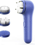 Premium Facial Cleansing Brush,Waterproof Face Scrubber,Spin & Sonic Modes with 3 Intensities,Magnetic 3-Head System for Deep Pore Cleaning, Gentle Exfoliation & Sensitive Skin Care - for Women & Men