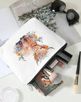 Western cosmetic bag highland cow