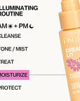 Pacifica Dreamlit Illuminating Facial Lotion – Vitamin C & Niacinamide Brightening Moisturizer for Radiant Glow - Natural Dewy Finish Hydrates & Minimizes Pores - Lightweight Daily Face Cream, Vegan