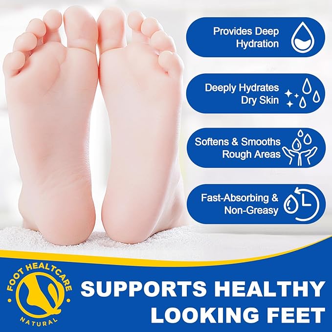 Urea Cream 60% Foot Balm Stick for Cracked Heels - Moisturizes, Exfoliates, and Softens Dry, Thickened Skin, Callus Remover for Feet