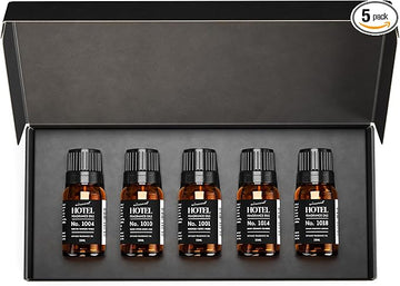 AirScent Hotel Diffuser Oil Gift Set - International Traveler Hotel Scents - 10 mL, 0.34 fl oz Fragrance Bottles Inspired by The Luxurious Fragrances of International Hotel Brands