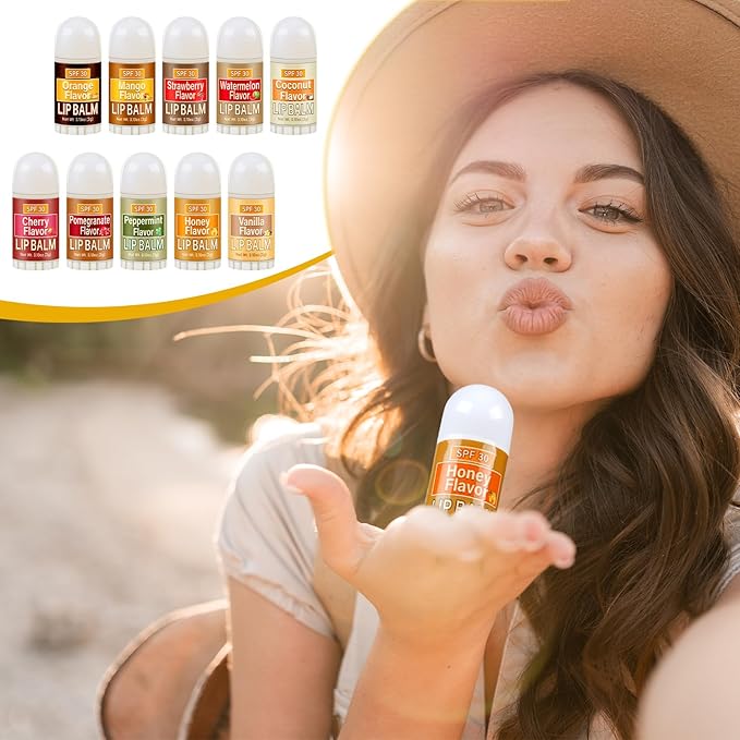 60 Pcs Mini Sunscreen Lip Balms