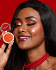 Oulac Luminisers Powdery Blusher for Cheeks Face Glow,Brighten 4.8g
